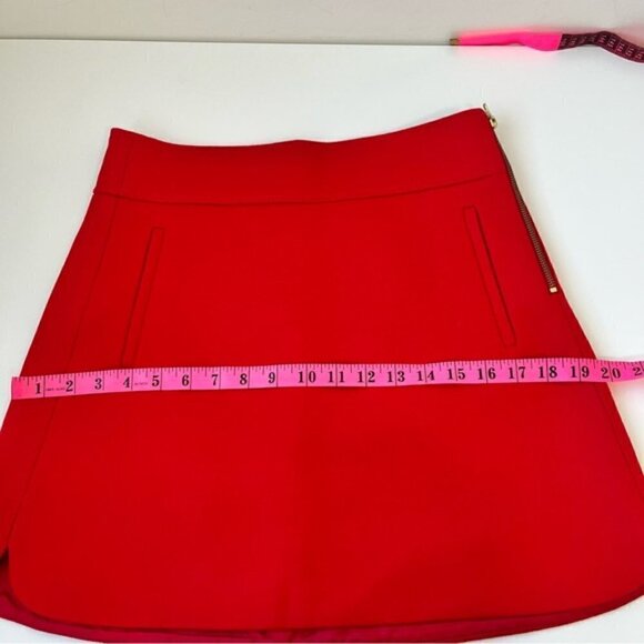 J CREW SEEN ON TV DOUBLE-SERGE WOOL MINI SKIRT - Picture 11 of 11